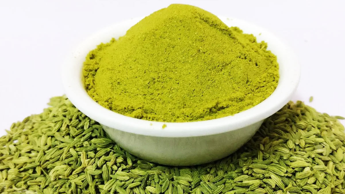 fennel powder for glowing face