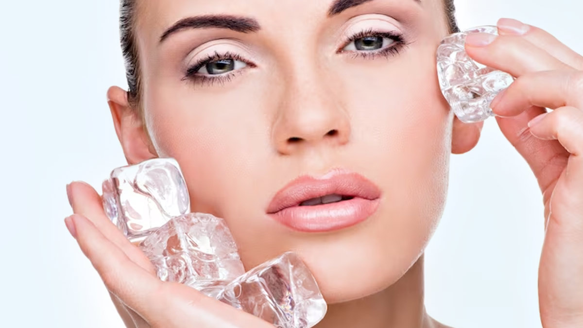 Skin Benefits Of Icing Your Face & Things To Keep In Mind