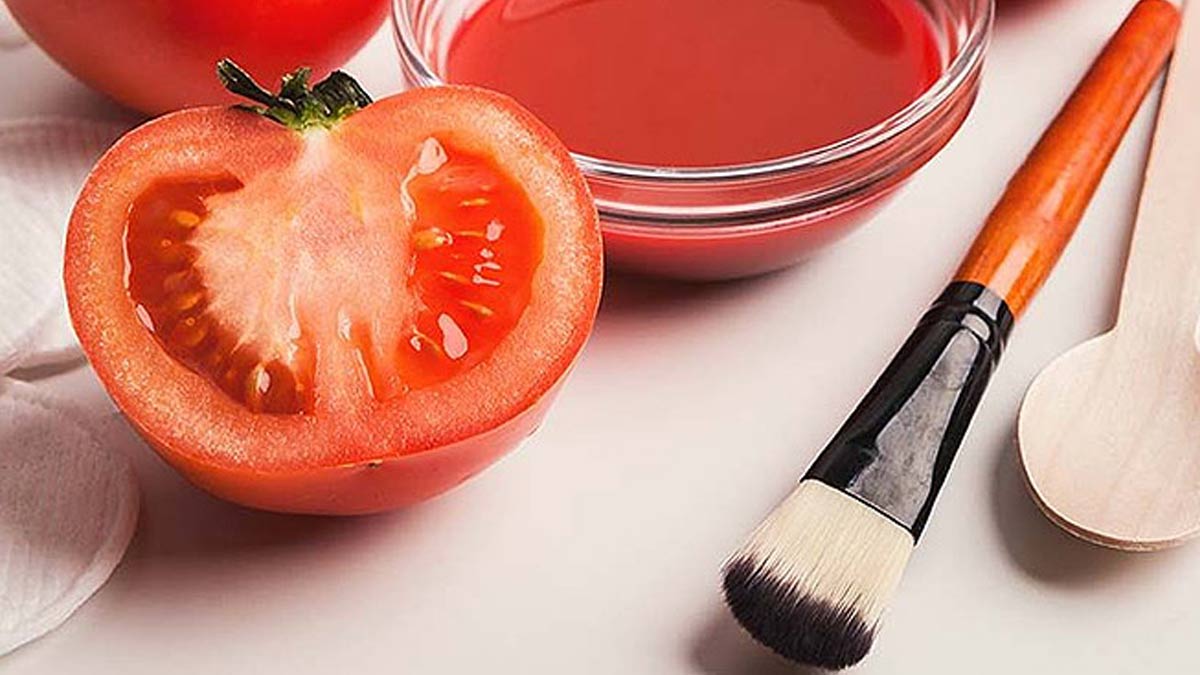 tomato benefits for face