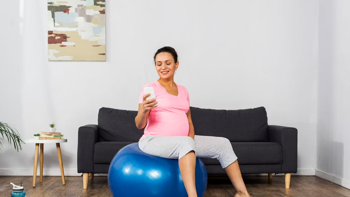 swiss ball exercise