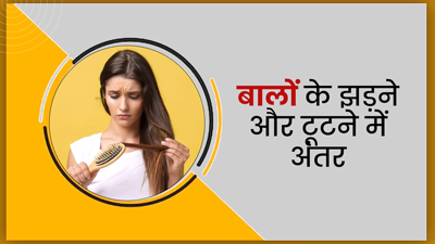 बालों का झड़ना और टूटना कैसे हैं दो अलग समस्याएं? जानें