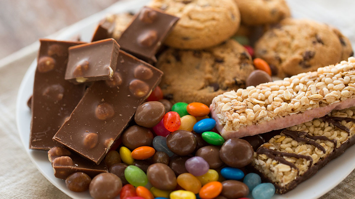 sugar loded foods