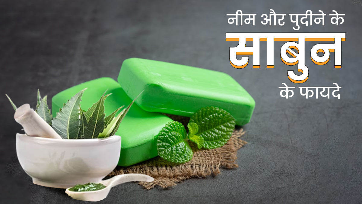नीम और पुदीने की पत्तियों से घर पर बनाएं नैचुरल साबुन, जिससे खुजली और जलन से मिलेगी राहत 