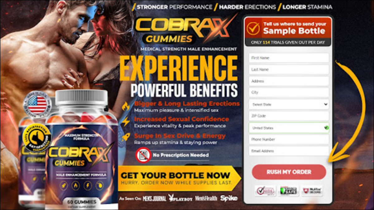 CobraX Gummies Reviews (Fake Certified) CobraX Men's Health Gummies Urgent  Customer Warning! Shocking Facts Revealed! | Onlymyhealth
