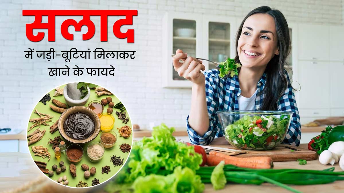 सलाद में शामिल करें कुछ आयुर्वेदिक जड़ी-बूटियां, स्वाद के साथ बढ़ जाएंगे सलाद के फायदे