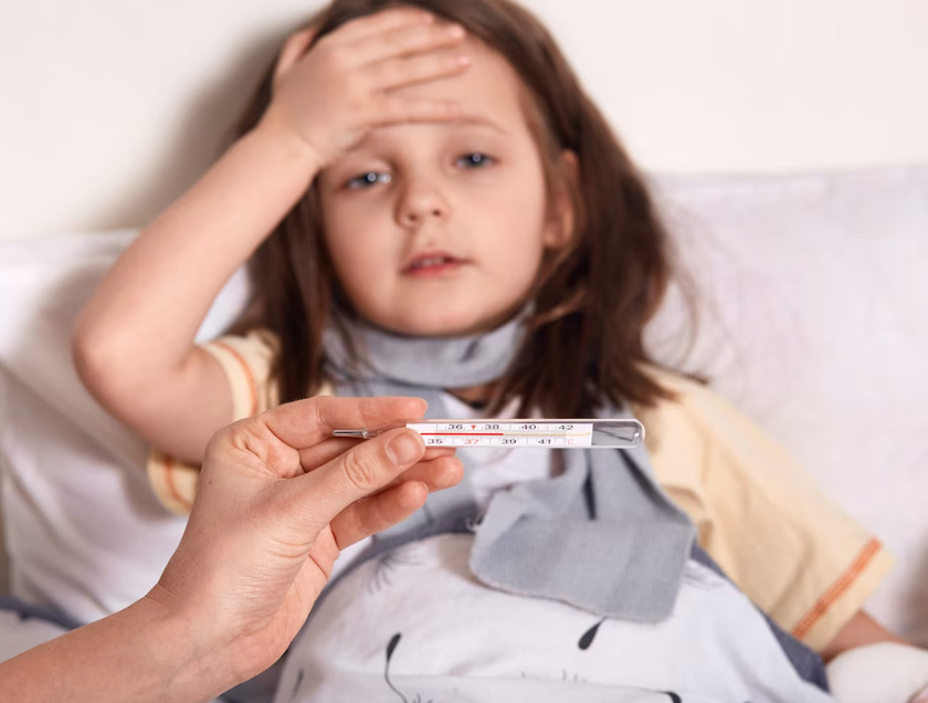 fever in children at night 