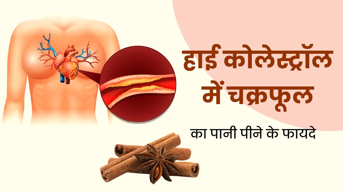 हाई कोलेस्ट्रॉल कंट्रोल करने के लिए रोज करें चक्रफूल के पानी का सेवन, जानें सही तरीका