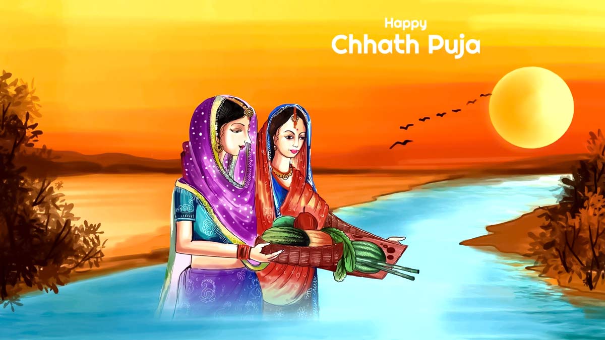 How To Draw Chhath Puja Drawing // Chhath Puja Festival Drawing // Step By  Step // Pencil Sketching | Step by step drawing, Drawings, Save electricity  poster