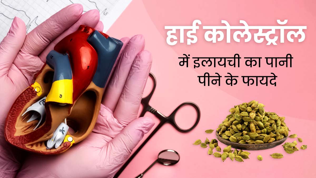 हाई कोलेस्ट्रॉल कम करने के लिए ऐसे करें इलायची के पानी का सेवन, मिलेगा फायदा