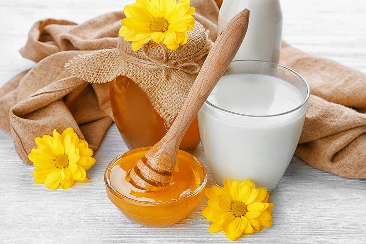 honey and milk