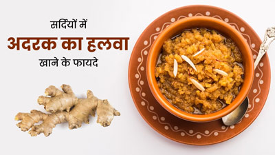 सर्दियों में अदरक का हलवा खाने से सेहत को मिलते हैं ये 5 फायदे, जानें इसकी रेसिपी 