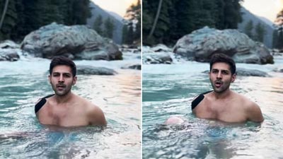 कश्मीर की वादियों में Ice Bath लेते नजर आए कार्तिक आर्यन, जानें शरीर के ल‍िए कैसे फायदेमंद है यह स्‍नान