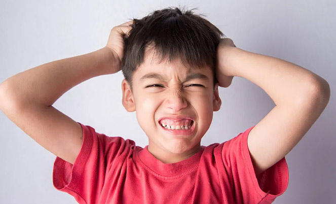 white hair in kids