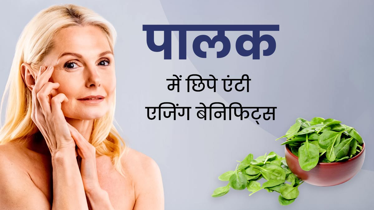 त्वचा को जवां बनाए रखने के लिए डाइट में शामिल करें पालक, एजिंग के लक्षणों को रोकने में मिलेगी मदद