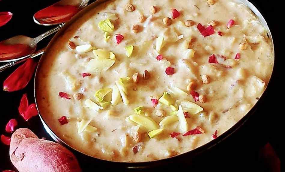 sweet potato kheer 