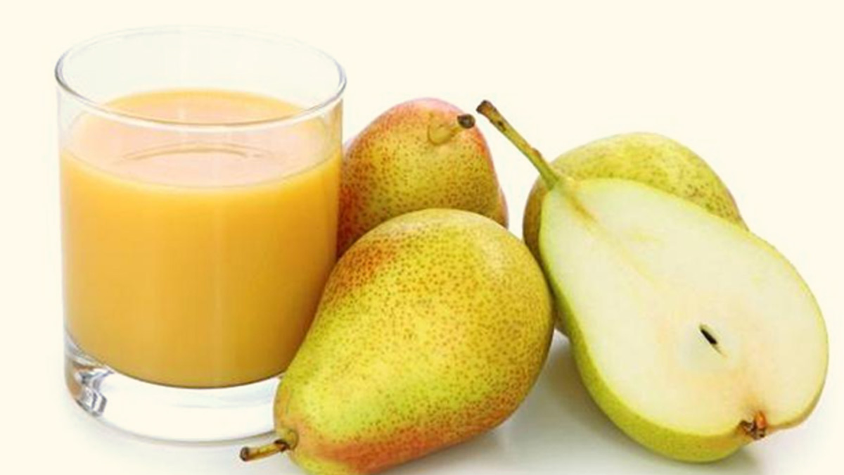 pears juice for constipation