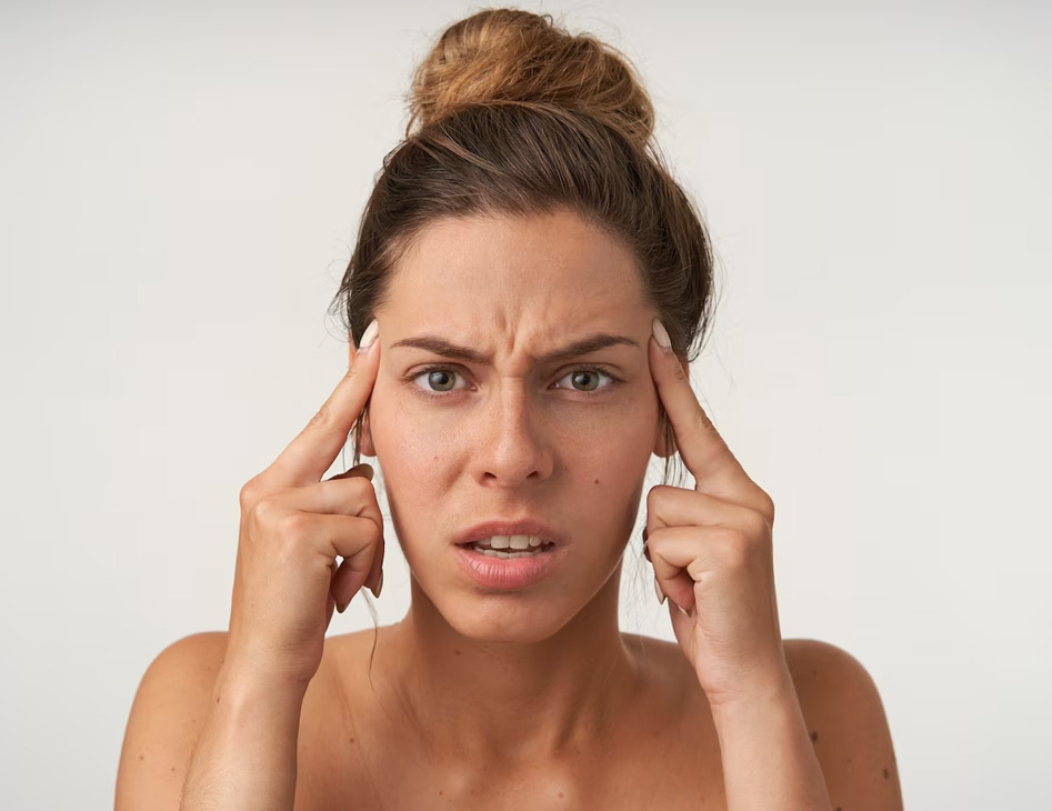 forhead pigmentation