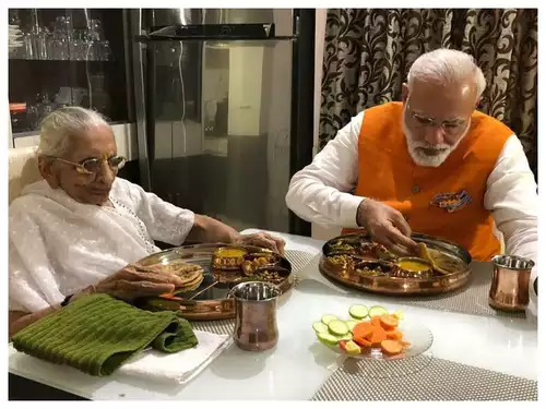 narendra modi eating