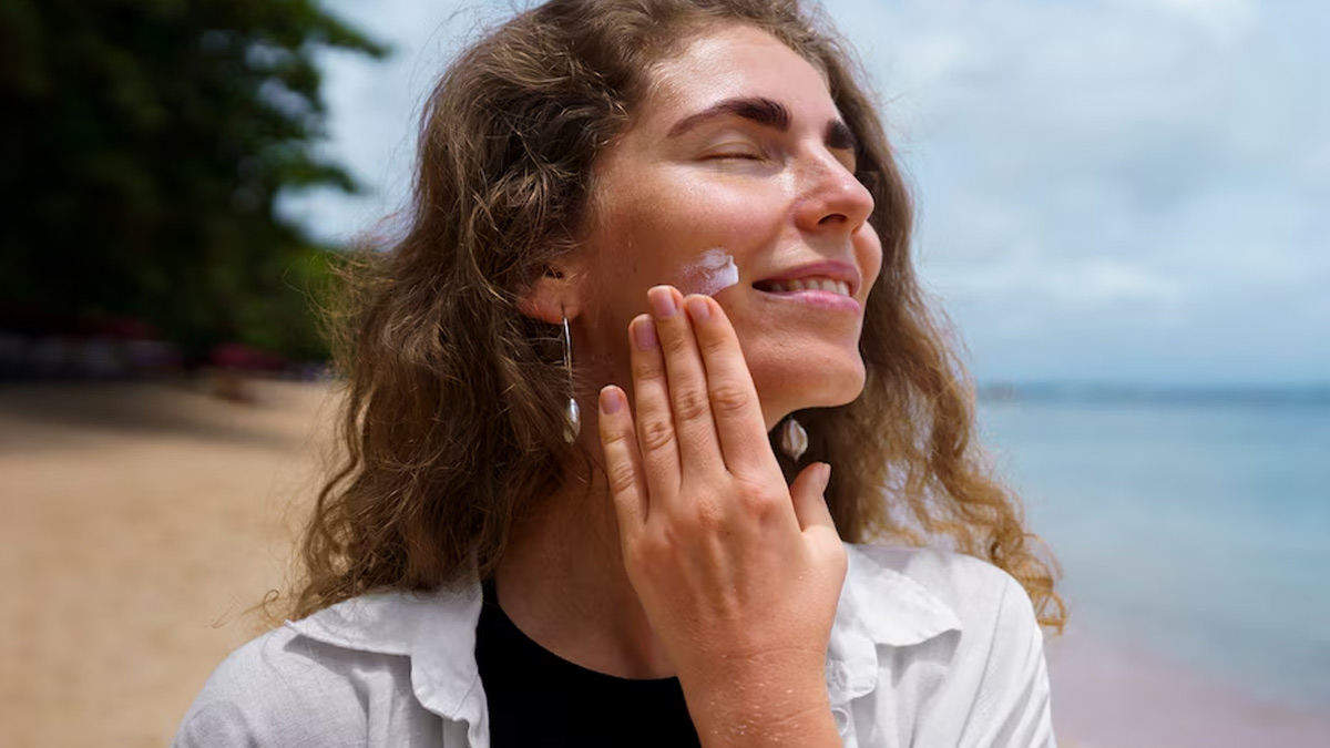 avoid sweating after apply sunscreen
