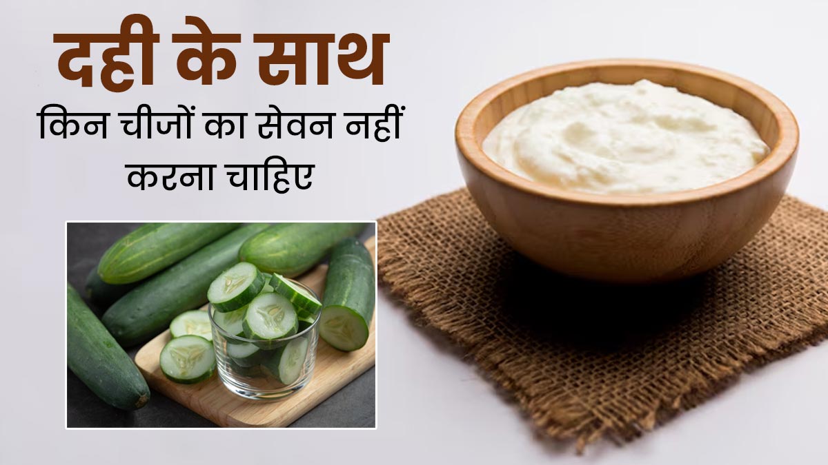 दही के साथ न करें इन 5 चीजों को सेवन, शरीर को हो सकता है नुकसान 