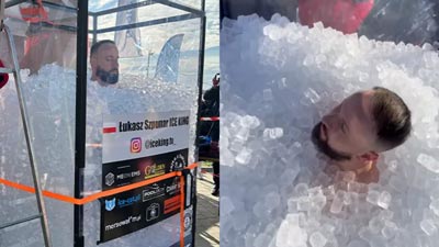 Man Makes History By Standing In A Box Of Ice For Over Four Hours; Benefits Of Endurance Training