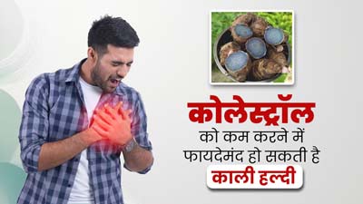 कोलेस्ट्रॉल को कम करने में फायदेमंद हो सकती है काली हल्दी, जानें उपयोग का तरीका 