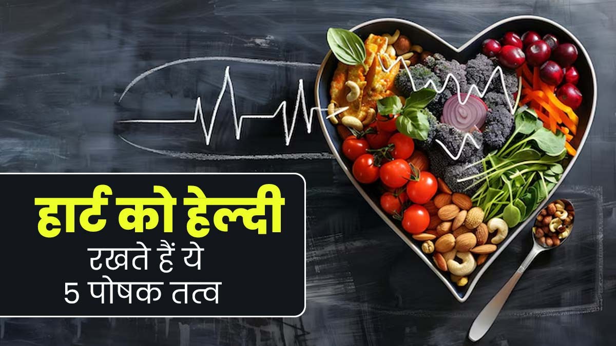 हार्ट हेल्थ को बेहतर रखने के लिए रोज करें इन 5 न्यूट्रिएंट्स का सेवन, कम होगा हृदय रोगों का जोखिम
