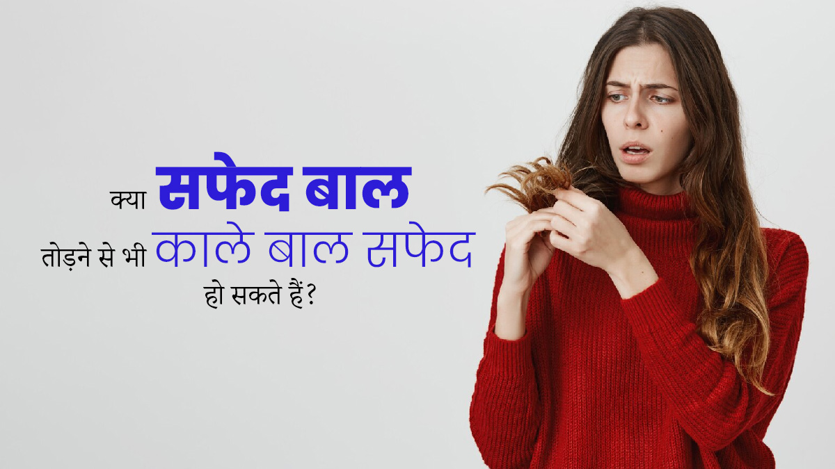 क्या सफेद बाल तोड़ने से भी काले बाल सफेद हो सकते हैं? जानें सच्चाई