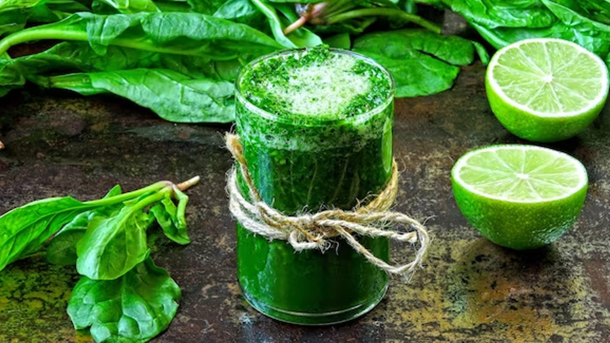 palak pudina juice