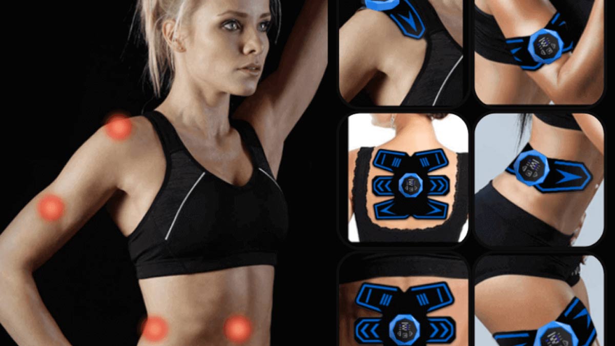 EMS USB Abs Abdominal Muscle Core Toning Trainer Stimulator Flex