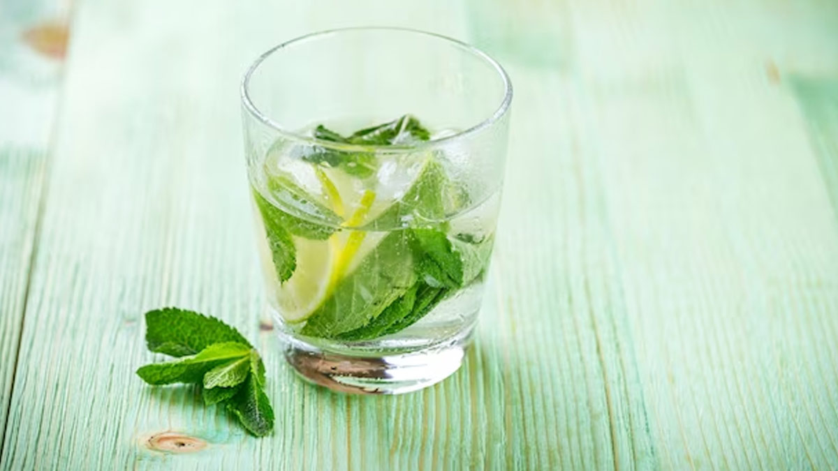 healthy mint drink 