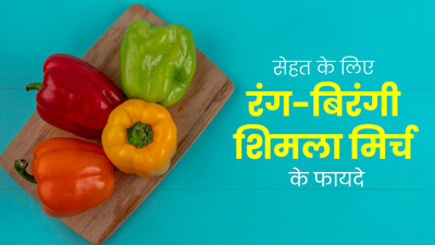 अलग-अलग पोषक तत्वों से भरपूर होती हैं हरे, लाल और पीले रंग की शिमला मिर्च, जानें इन्हें खाने के फायदे