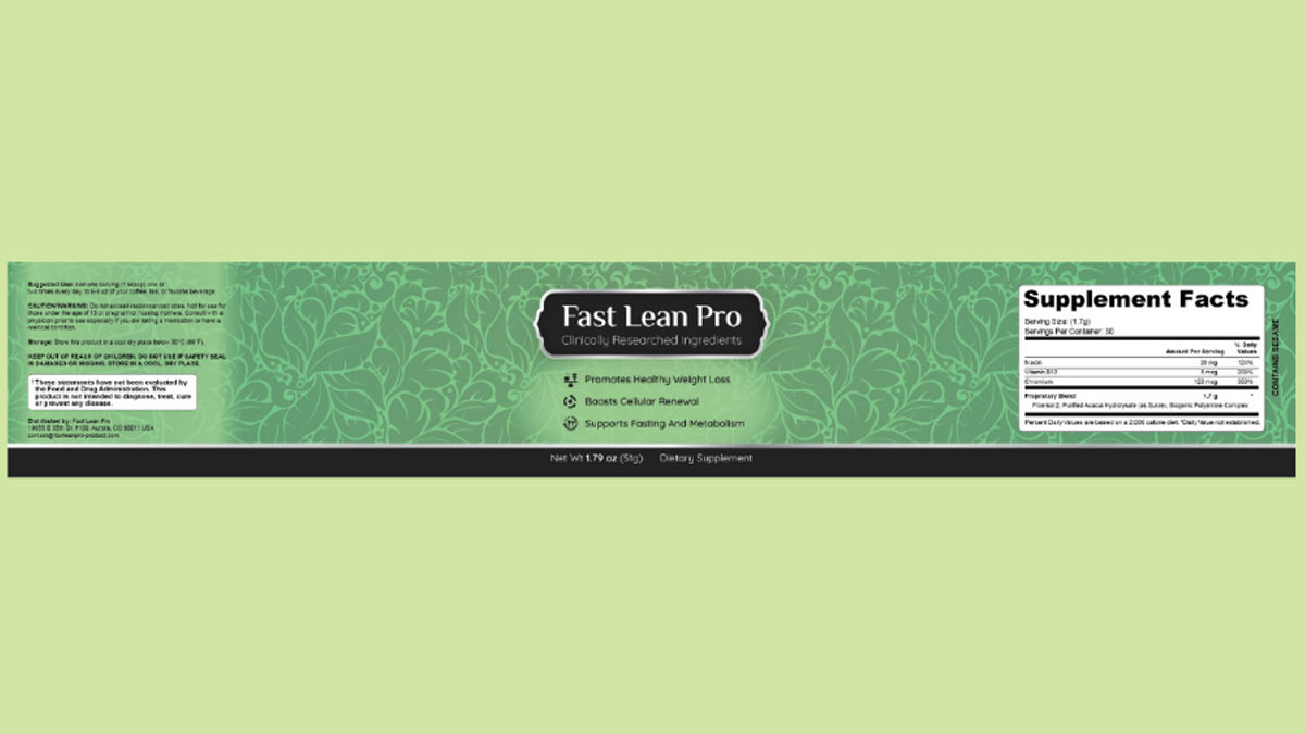 Fast Lean Pro Nutritional Support