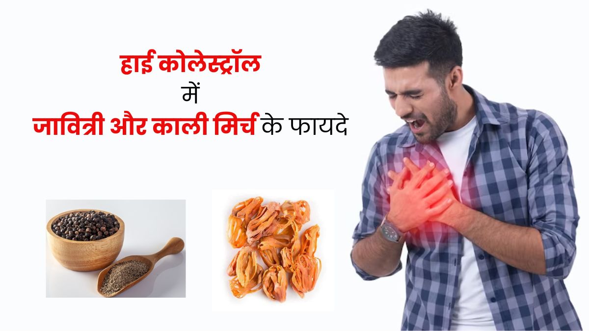 हाई कोलेस्ट्रॉल कम करने के लिए फायदेमंद है जावित्री और काली मिर्च, ऐसे करें इस्तेमाल 