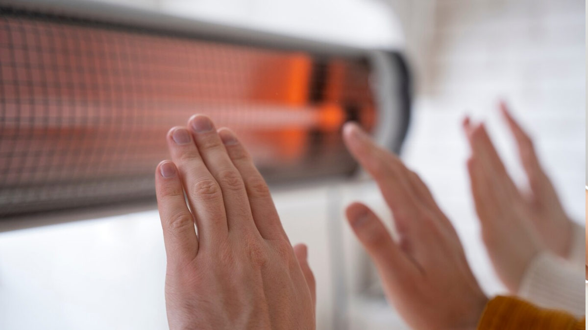 side effect room heater on eyes