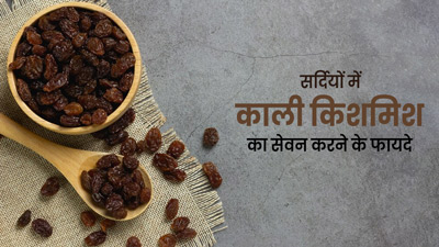 सर्दियों में काली किशमिश खाने से सेहत को मिलते हैं ये 6 फायदे, जानें सेवन का तरीका 