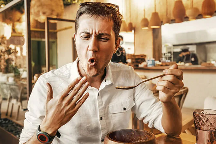 face redness after eating