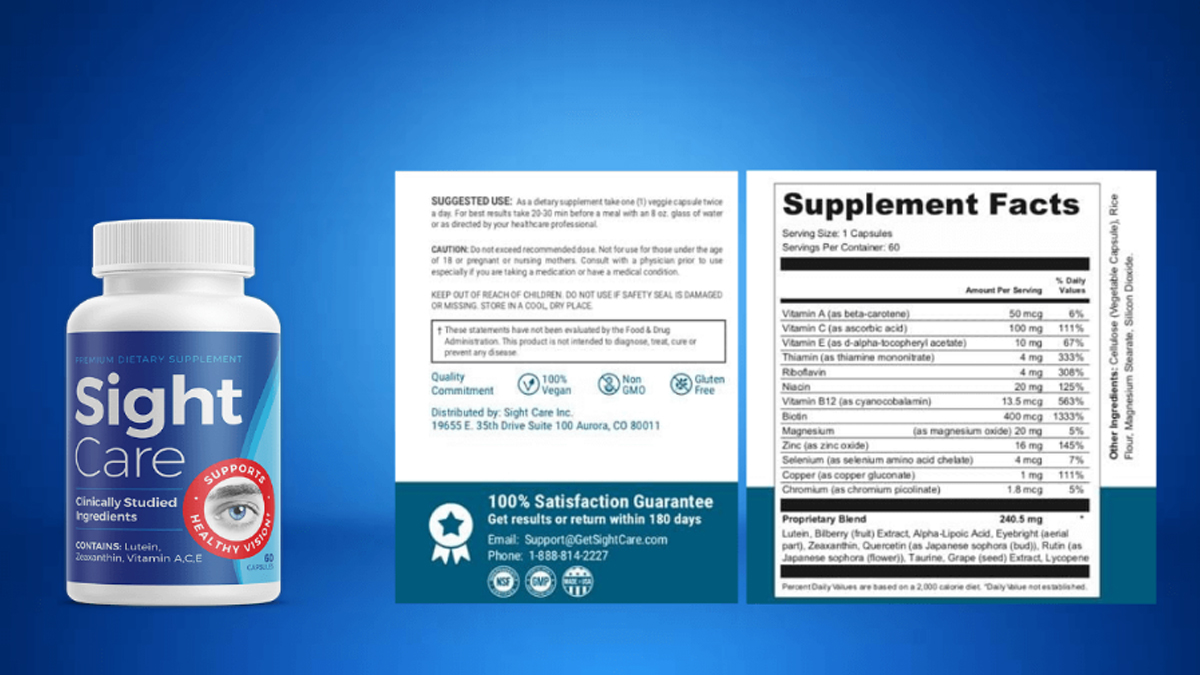 How To Take Sight Care Pills Effectively