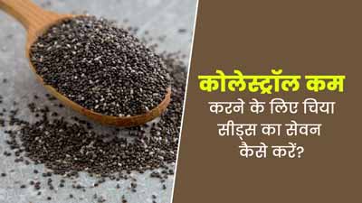 कोलेस्ट्रॉल कम करने के लिए चिया सीड्स का सेवन कैसे करें? एक्सपर्ट से जानें