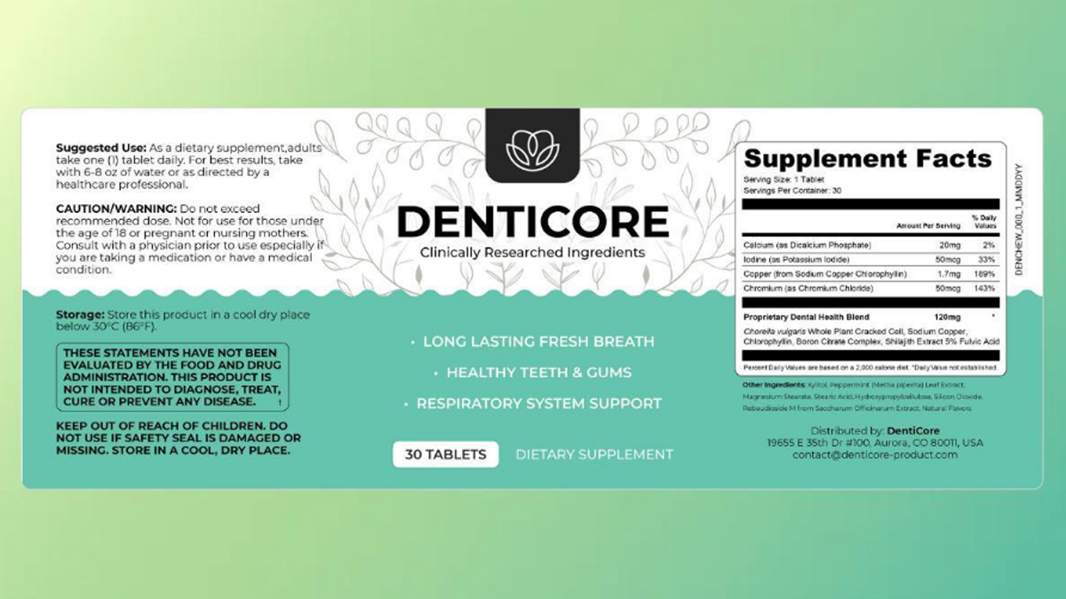 DentiCore Dosage