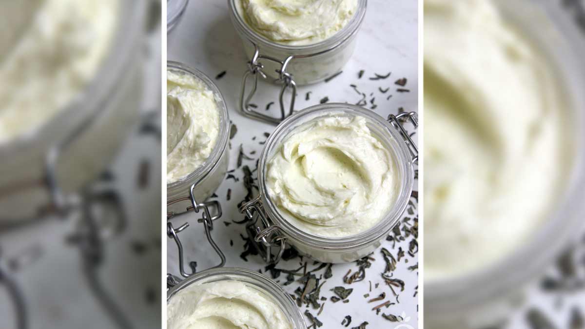 green tea and shea butter face mask 
