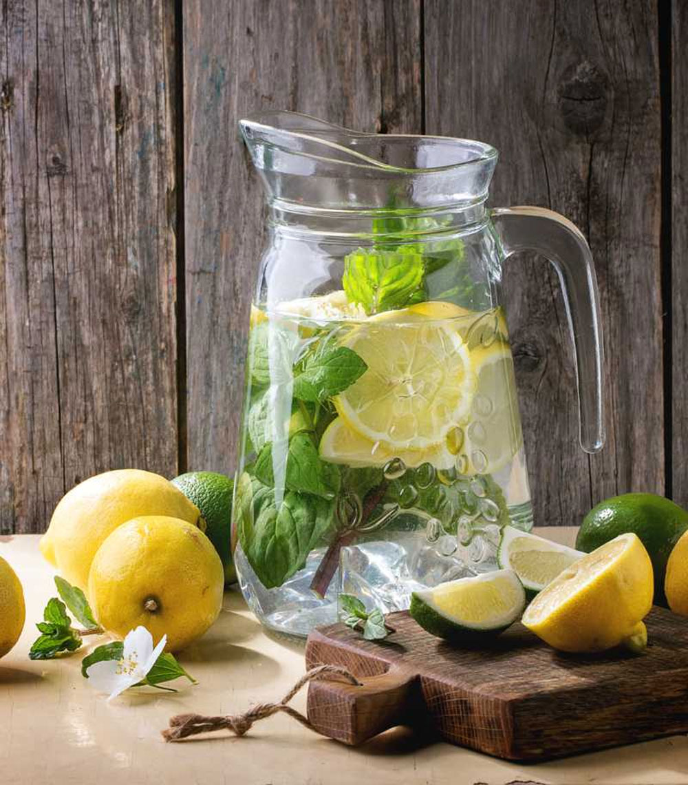 lemon water