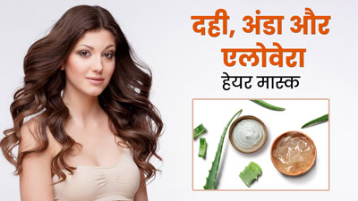 बालों को मुलायम और चमकदार बनाने के लिए लगाएं दही, अंडा और एलोवेरा हेयर मास्क, जानें तरीका