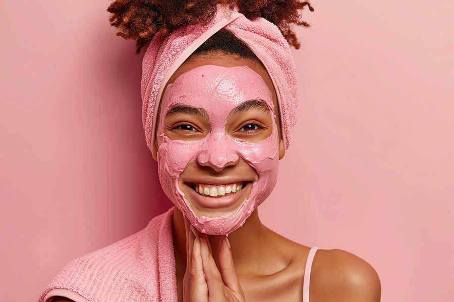 Pink-clay-mask