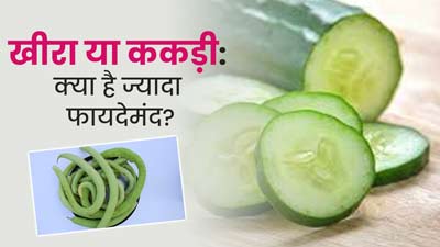 खीरा या ककड़ी: गर्मियों में सेहत के लिए क्या होता है ज्यादा फायदेमंद? एक्सपर्ट से जानें