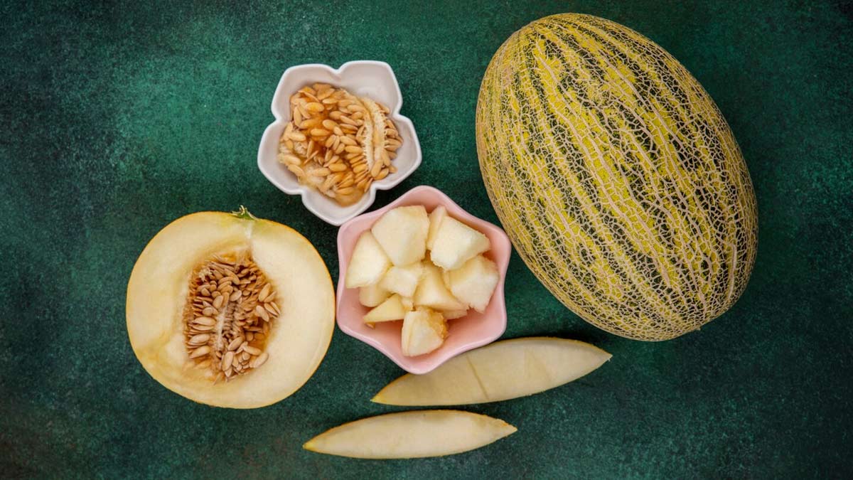 Muskmelon hair mask