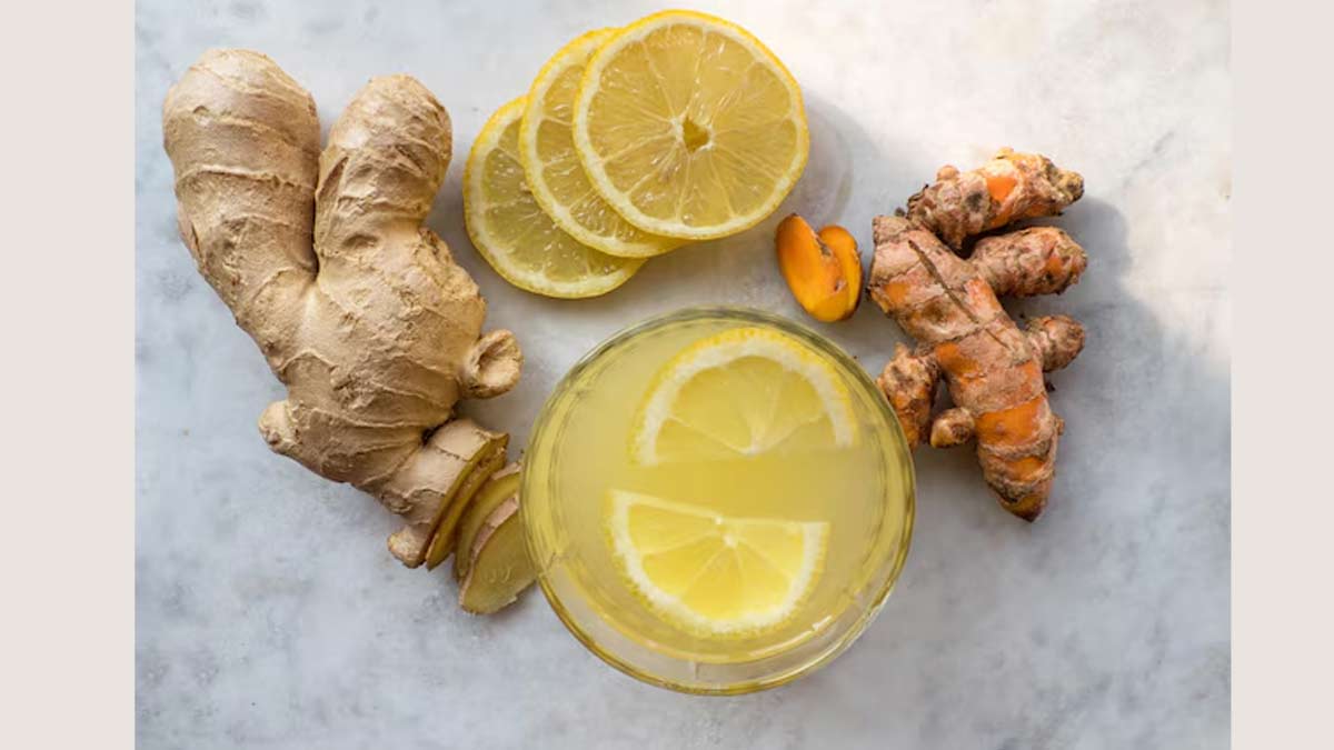 Health Benefits Of Turmeric And Ginger Water In Hindi