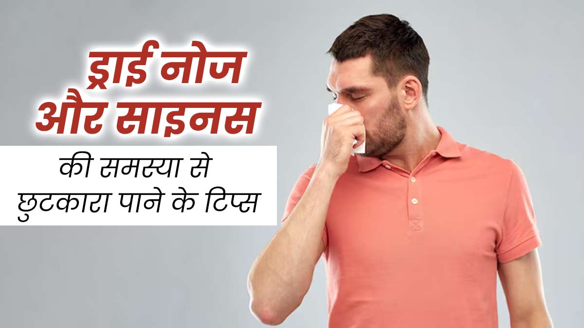ड्राई नोज और साइनस जैसी समस्याएं होने पर अपनाएं ये टिप्स, जल्द मिलेगा आराम