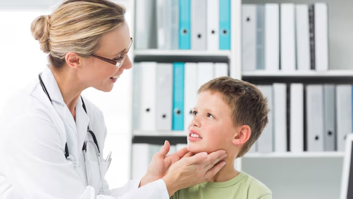 swollen lymph nodes in children