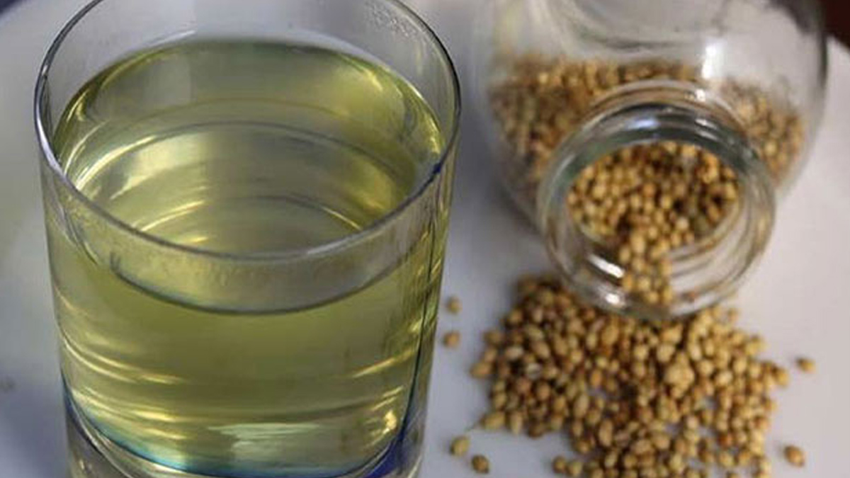 coriander seeds water to reduce acidity 